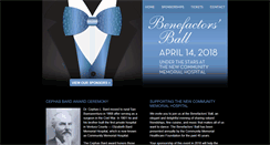 Desktop Screenshot of benefactorsball.org